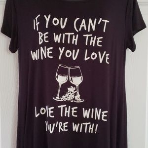 🍷WINE🍷 Love the wine you're with black shirt